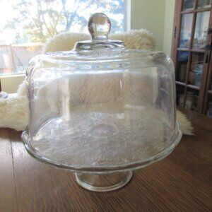 Fantasia (Princess House) glass cake stand
